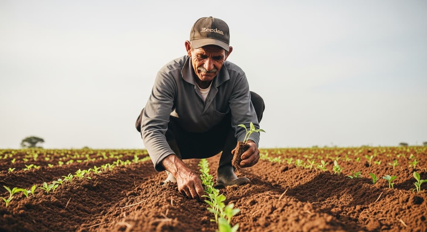 agricultor familiar trabalhando plantação aposentadoria INSS segurado especial