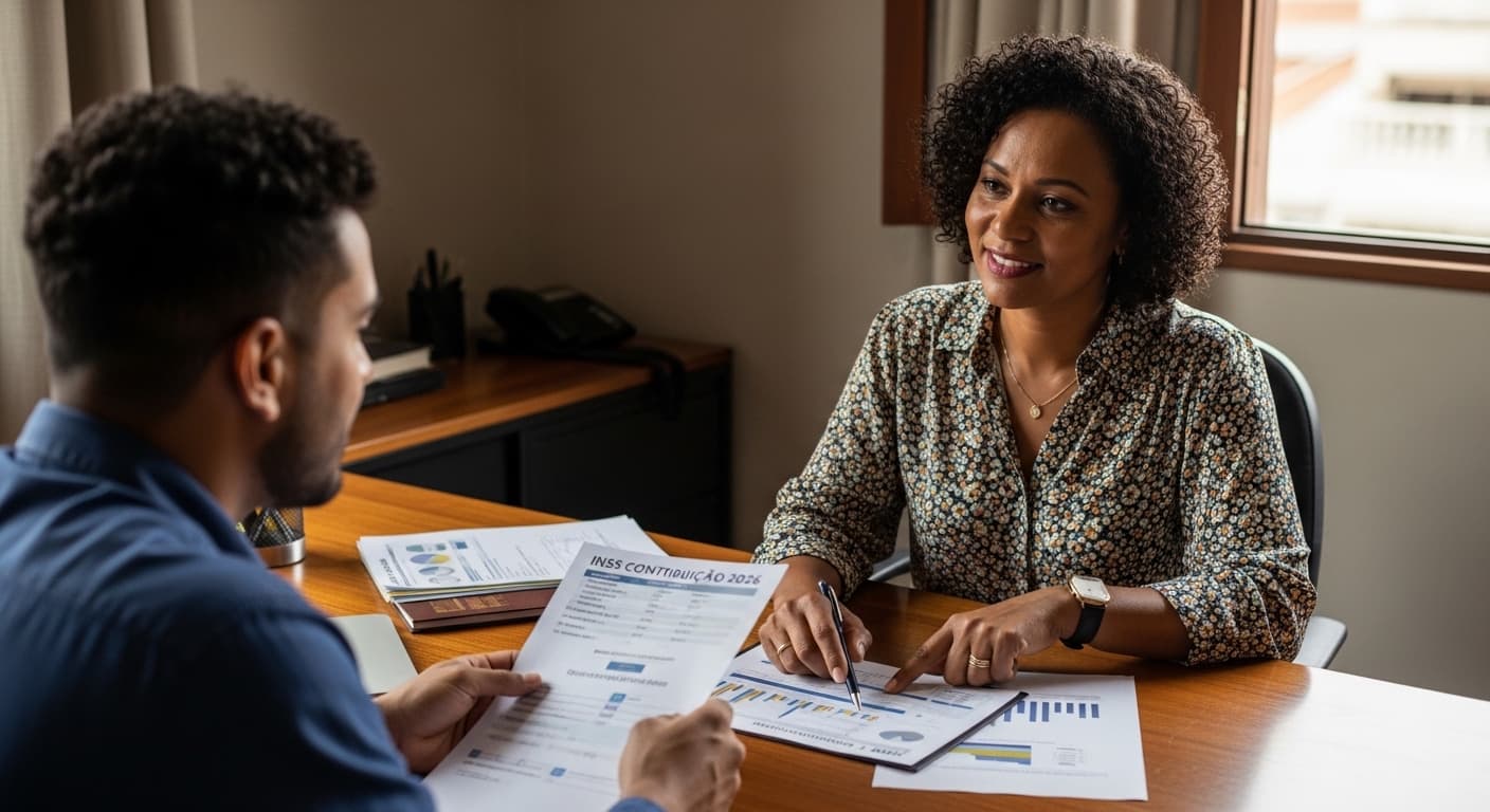 INSS contribuição alíquotas previdência 2026