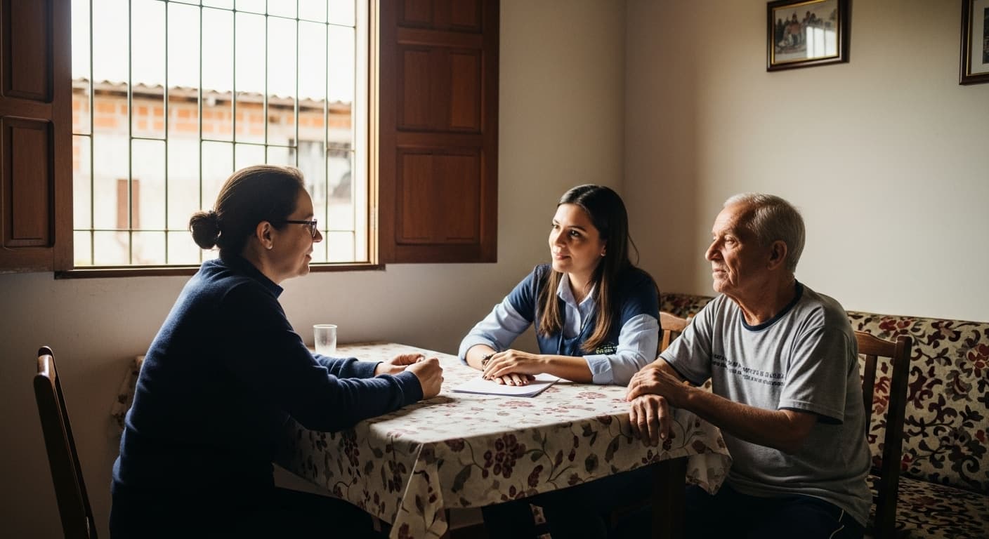 avaliação domiciliar BPC assistente social visita residencial INSS