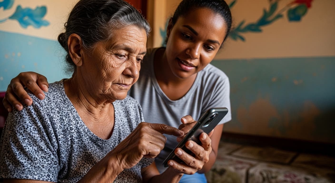 Idosa celular conta gov.br BPC niveis