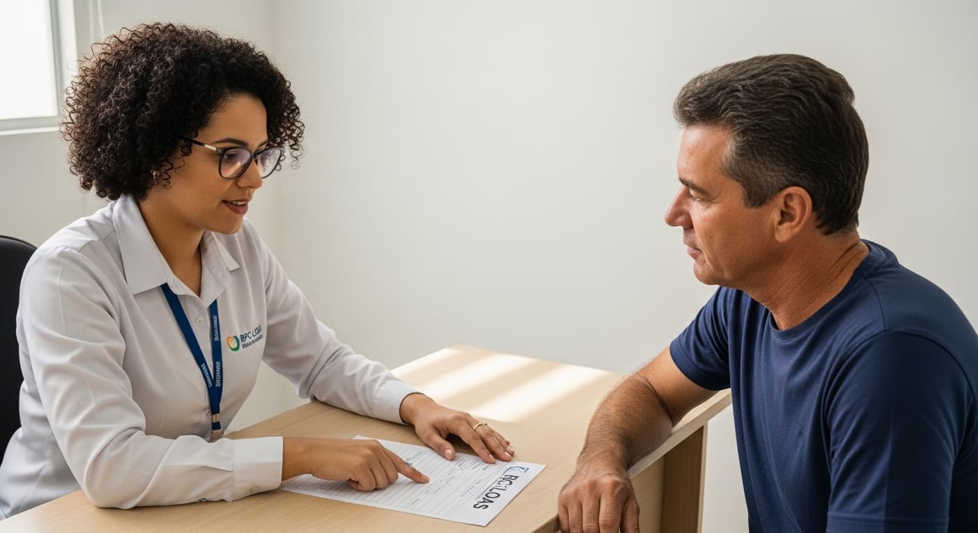 Assistência social auxiliando paciente renal crônico com BPC Loas. Assistência social auxiliando paciente renal crônico com BPC Loas.